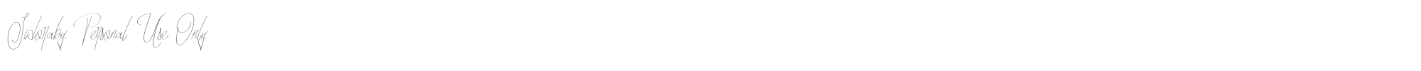 Sidoraby Sidoraby Personal Use Only.ttf font preview
